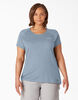 Women&#39;s Plus Short Sleeve Cooling Temp-iQ&reg; Performance T-Shirt - Fog Blue &#40;FE&#41;