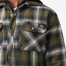 Veste-chemise en flanelle avec technologie Hydroshield - Dark Olive/Black Plaid &#40;A2A&#41;