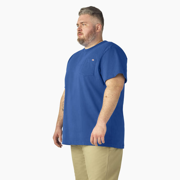 T-shirt épais à manches courtes et à poche - Royal Blue (RB) numéro de l’image 7