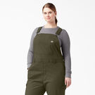 Women&#39;s Plus Cooling Ripstop Bib Overalls - Rinsed Military Green &#40;RML&#41;