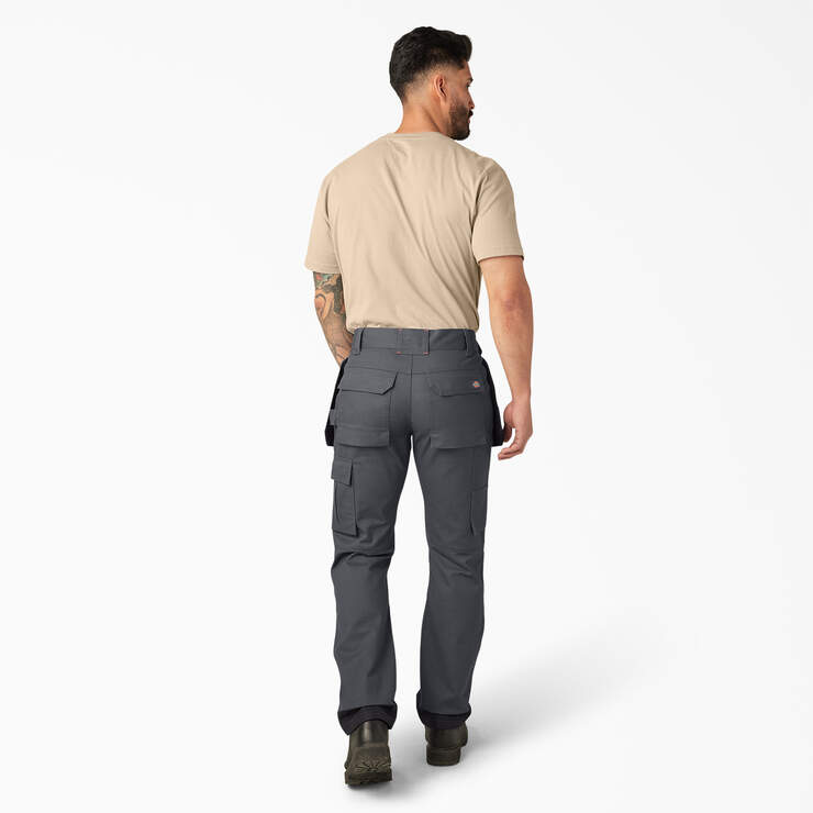 Multi-Pocket Utility Holster Work Pants - Charcoal Gray (CH) image number 6