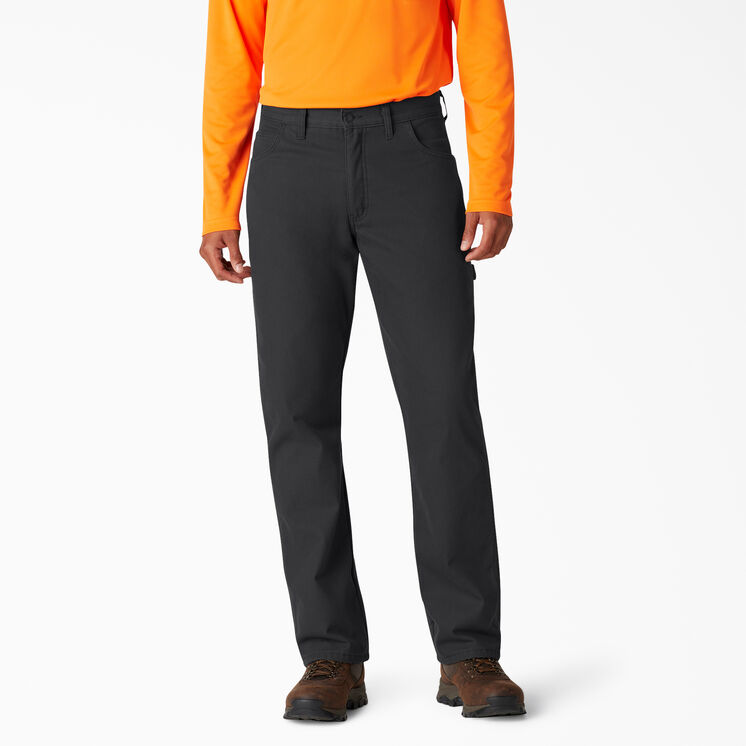 Pantalon menuisier en coutil avec doublure en molleton - Rinsed Black &#40;RBK&#41;