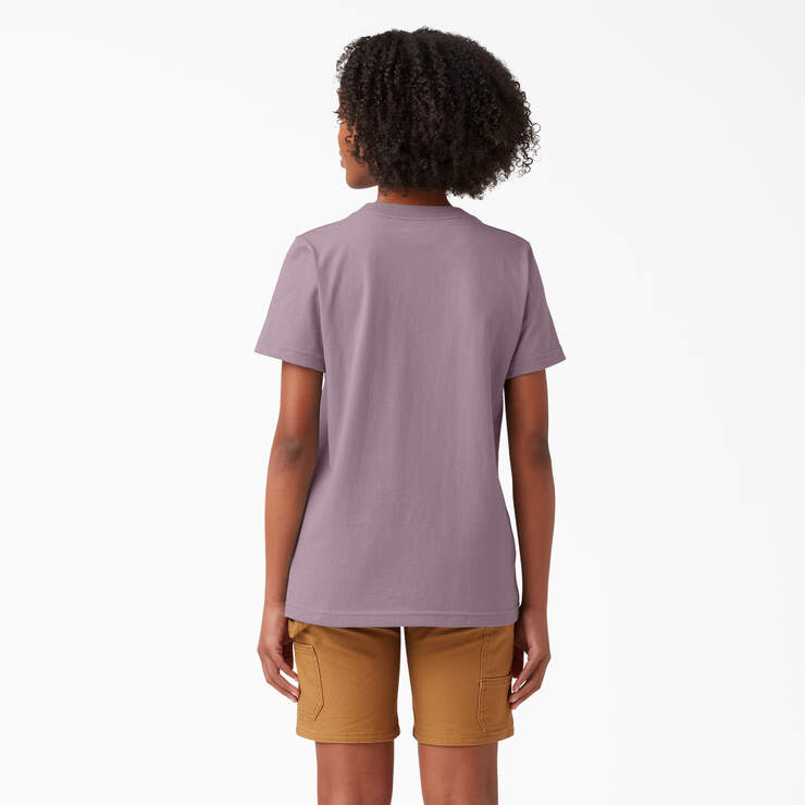 T-shirt épais à manches courtes et à poche pour femmes - Lilac (LC) numéro de l’image 2
