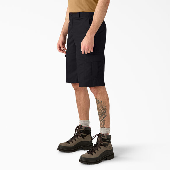 Short cargo d&eacute;contract&eacute;, 13&nbsp;po - Black &#40;BK&#41;