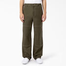 Florala Relaxed Fit Double Knee Pants - Military Green &#40;ML&#41;