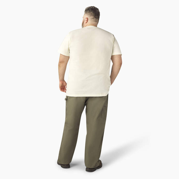 Heavyweight Short Sleeve Pocket T-Shirt - Natural Beige (NT) image number 12