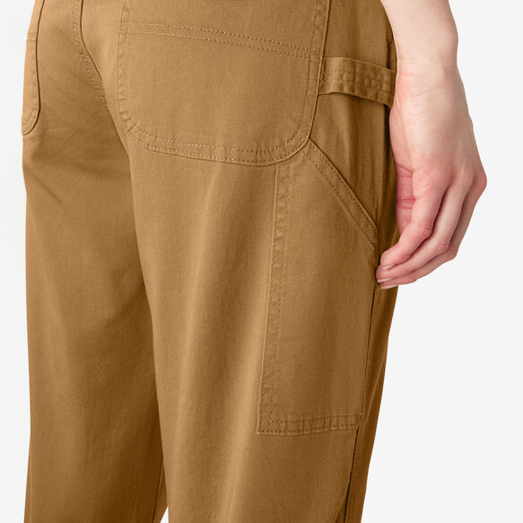 Women&#39;s High Waisted Carpenter Pants - Brown Duck &#40;BD&#41;
