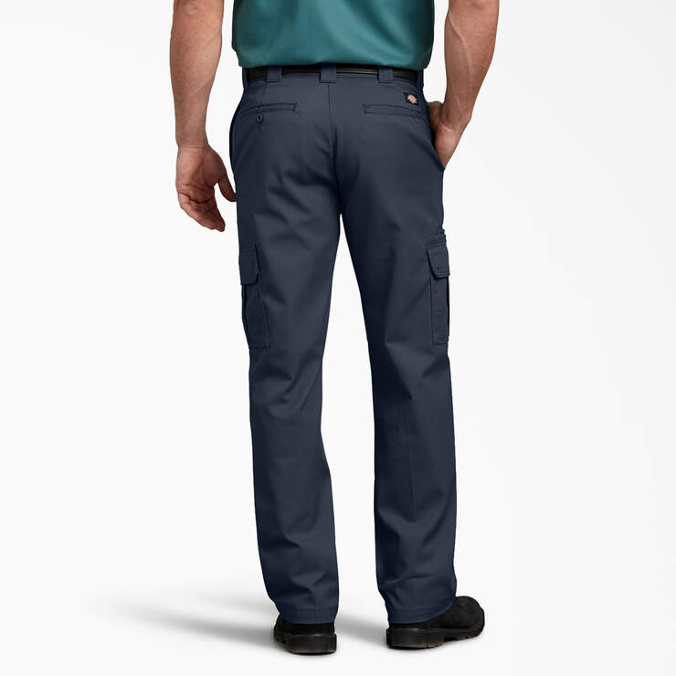 Pantalon cargo de coupe standard en tissu FLEX - Dark Navy (DN) numéro de l’image 2