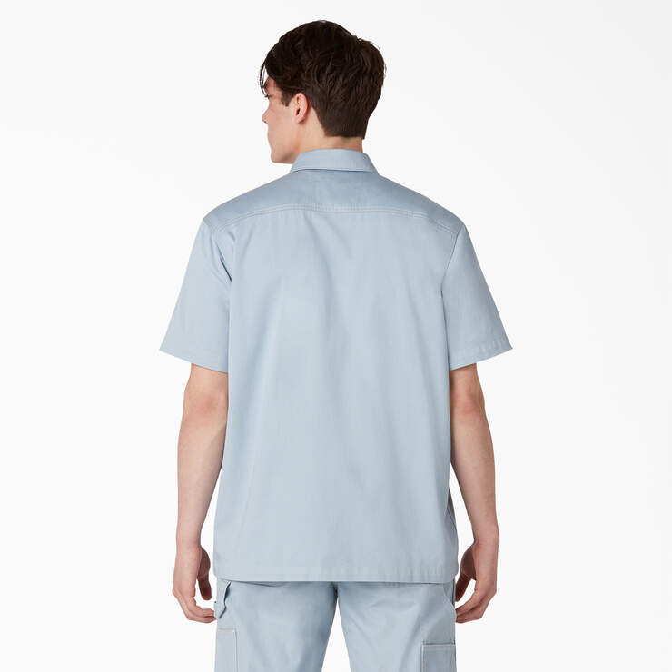 T-shirt de travail adouci par traitement environnementalement durable - Stonewashed Fog Blue (SGF) numéro de l’image 2