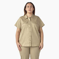 Women's Plus 574 Original Work Shirt - Military Khaki (KSH)