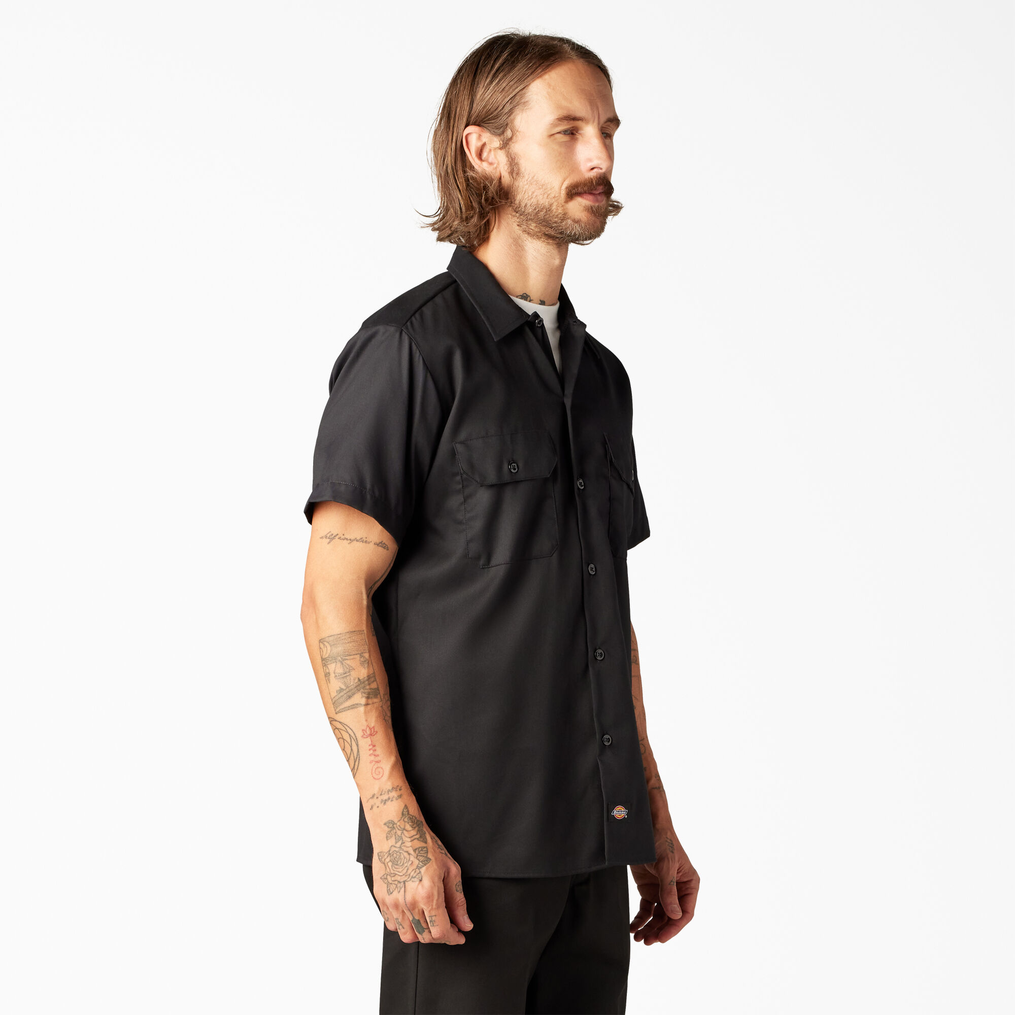 Black short sleeve store