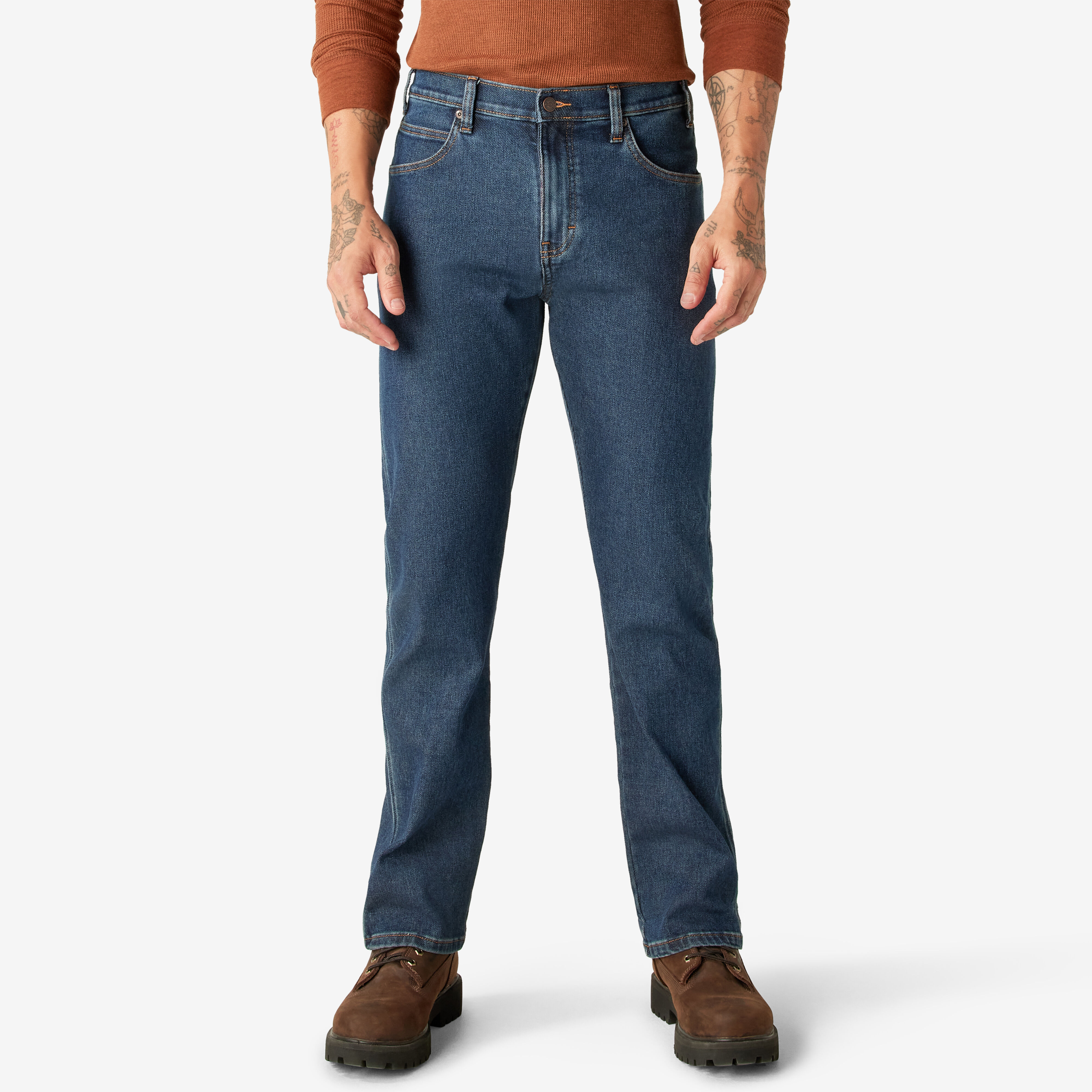 FLEX Lined Regular Fit 5 Pocket Jeans
