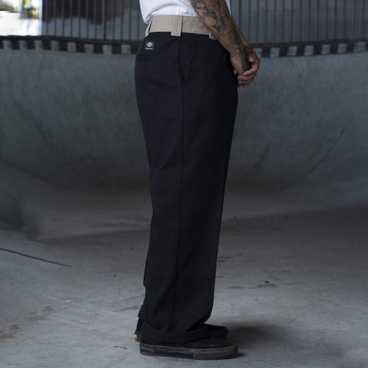 Pantalon à genoux renforcés de coupe ample Ronnie Sandoval - Black/Desert Sand Color Block (BDC) numéro de l’image 4