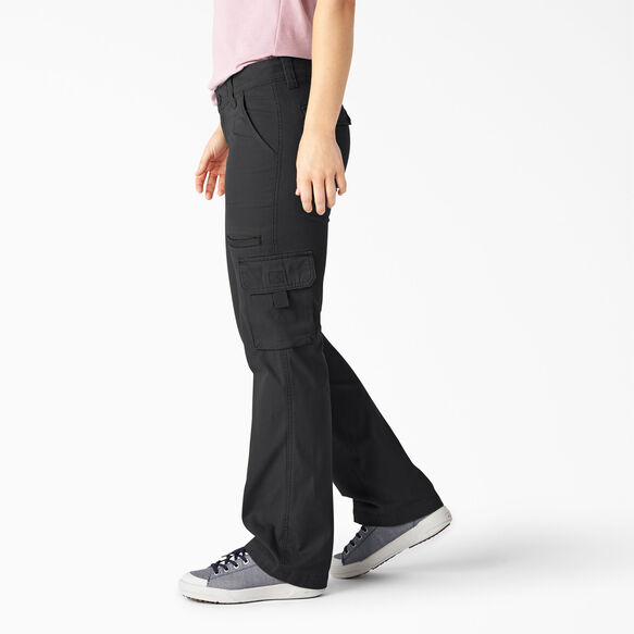 Women&#39;s Relaxed Fit Cargo Pants - Rinsed Black &#40;RBK&#41;