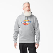 Relaxed Fit Logo Fleece Pullover Hoodie - Heather Gray &#40;HG&#41;