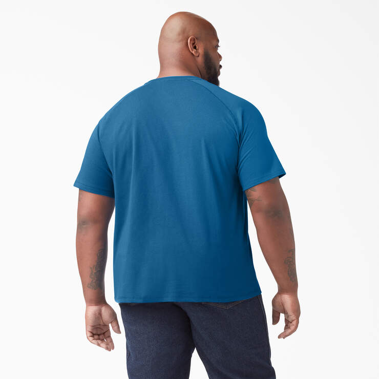 Cooling Short Sleeve Pocket T-Shirt - Vallarta Blue (V2B) image number 5