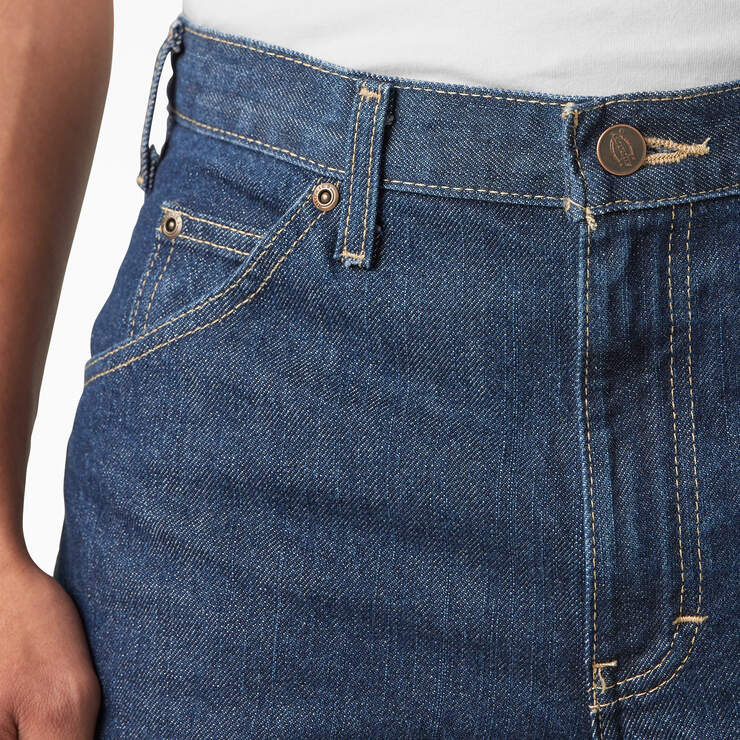 Jeans menuisier épais de coupe décontractée - Rinsed Indigo Blue (RNB) numéro de l’image 8
