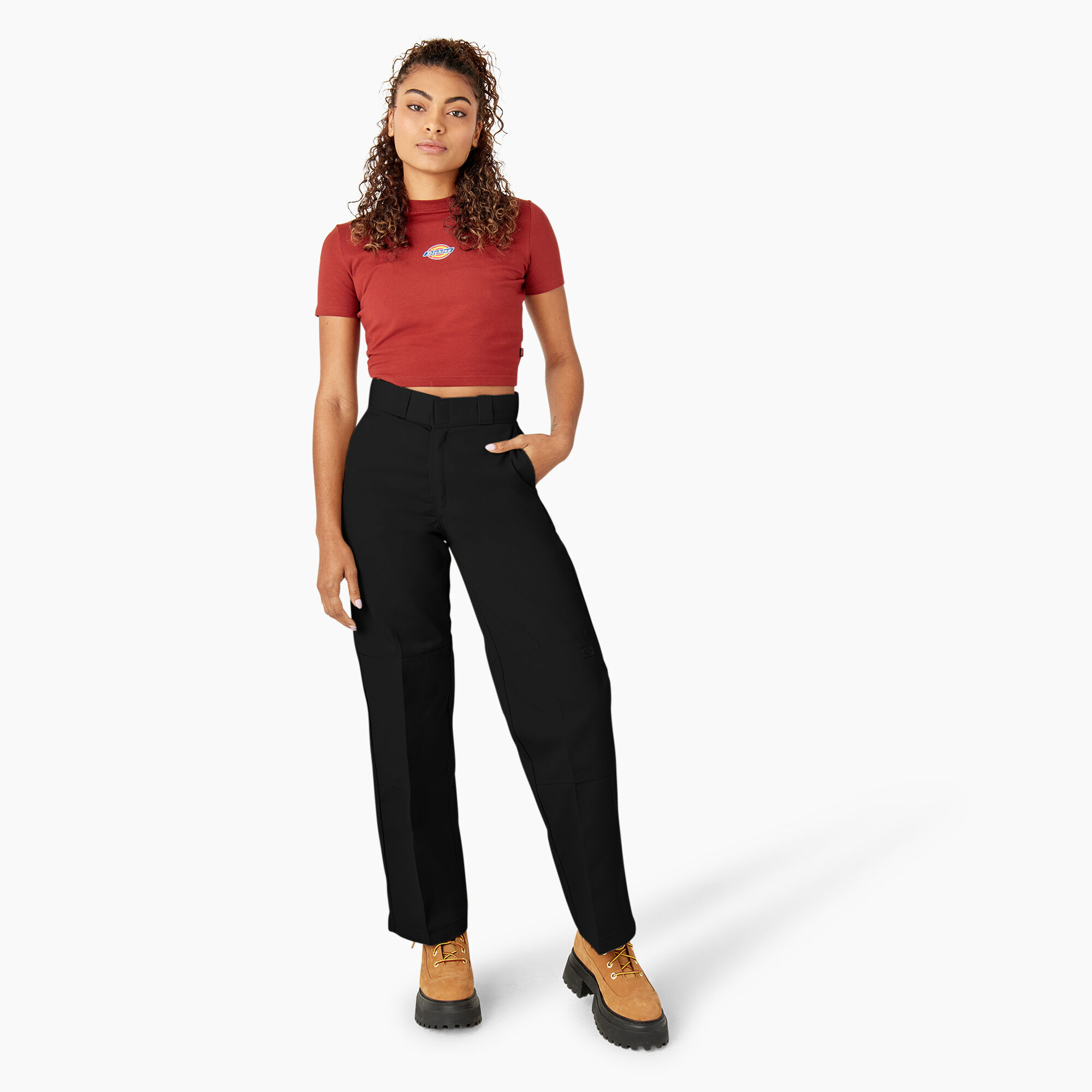 Dickies straight on sale leg pants womens