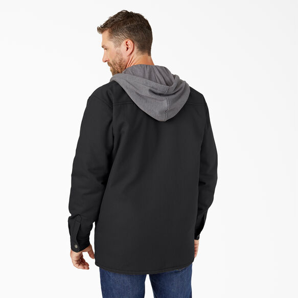 Veste-chemise &agrave; capuchon en coutil Hydroshield - Black &#40;BK&#41;
