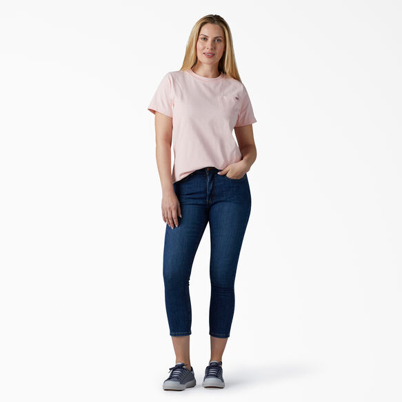 T-shirt &eacute;pais &agrave; manches courtes pour femmes - Lotus Pink &#40;LO2&#41;