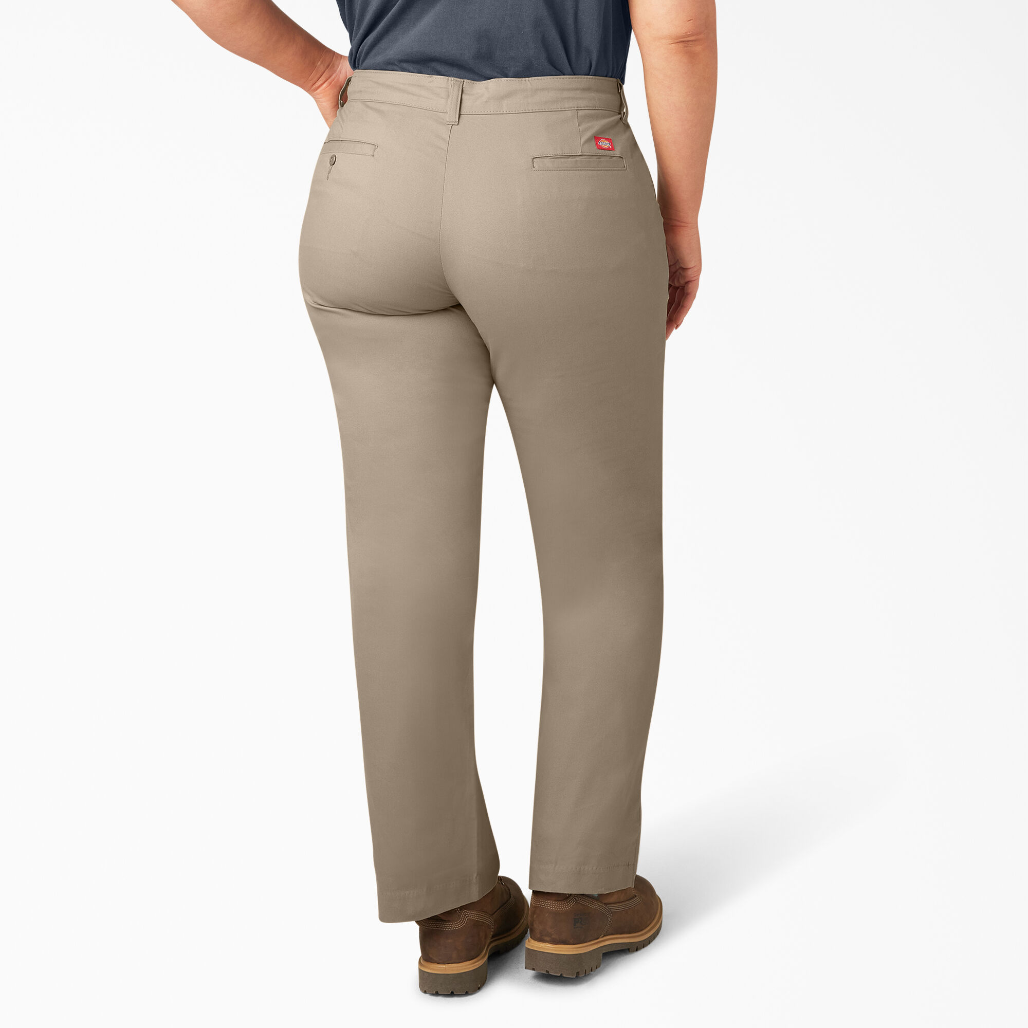 Dickies women's relaxed straight twill pants clearance