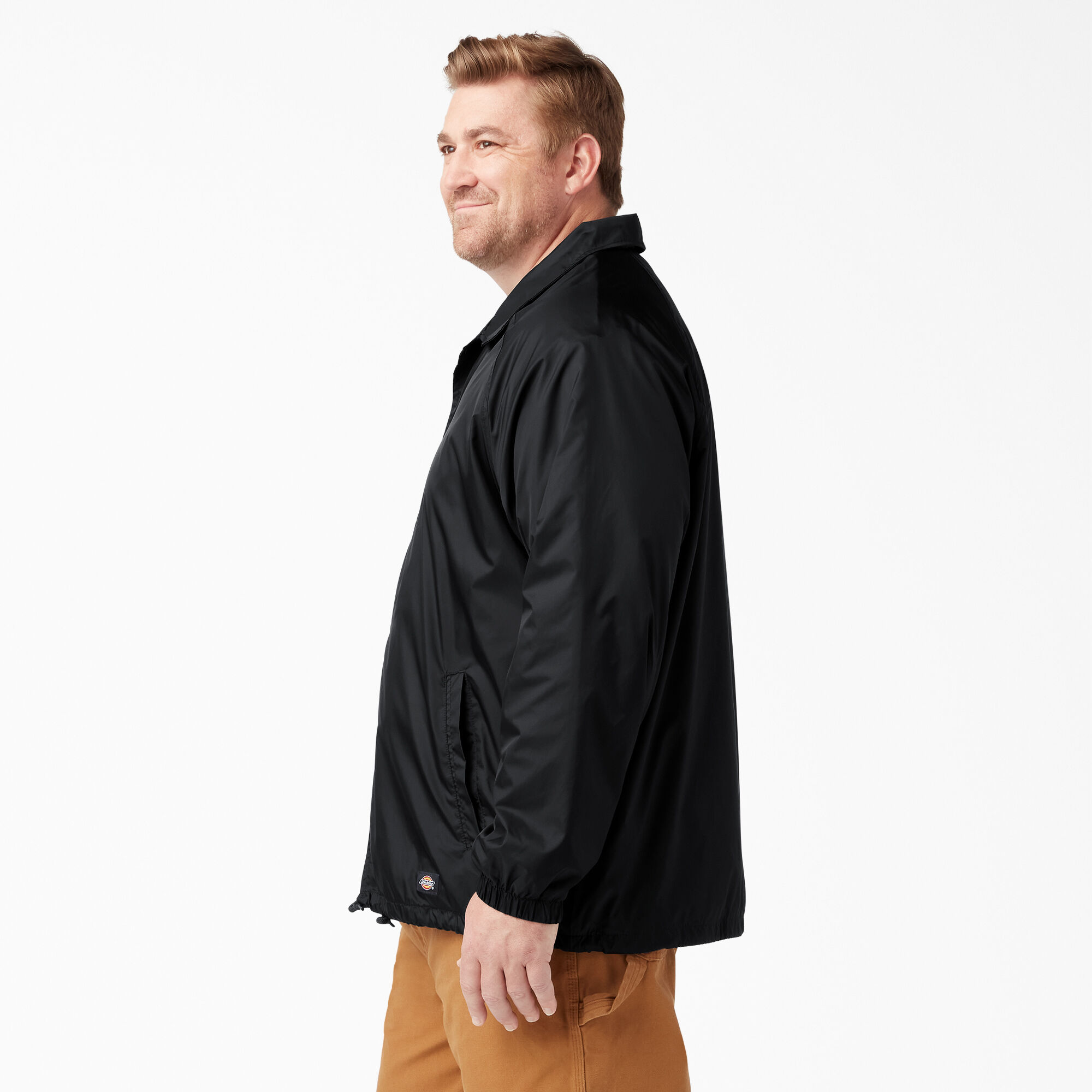 Snap Front Nylon Jacket for Men Dickies Canada Dickies Canada