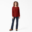 Chandail isotherme &agrave; manches longues pour femmes - Molten Lava Heather &#40;M2H&#41;