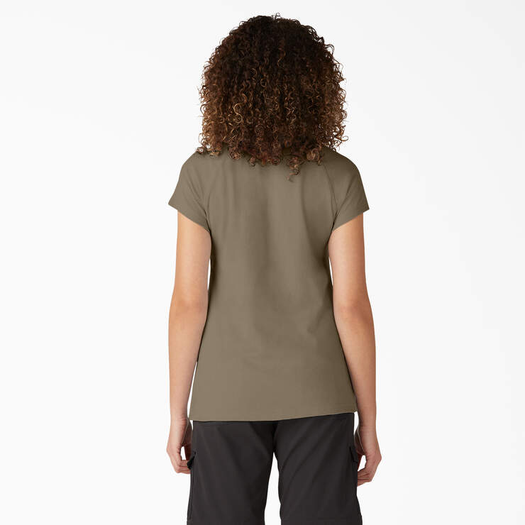 T-shirt fraîcheur à manches courtes pour femmes - Military Green Heather (MLD) numéro de l’image 2