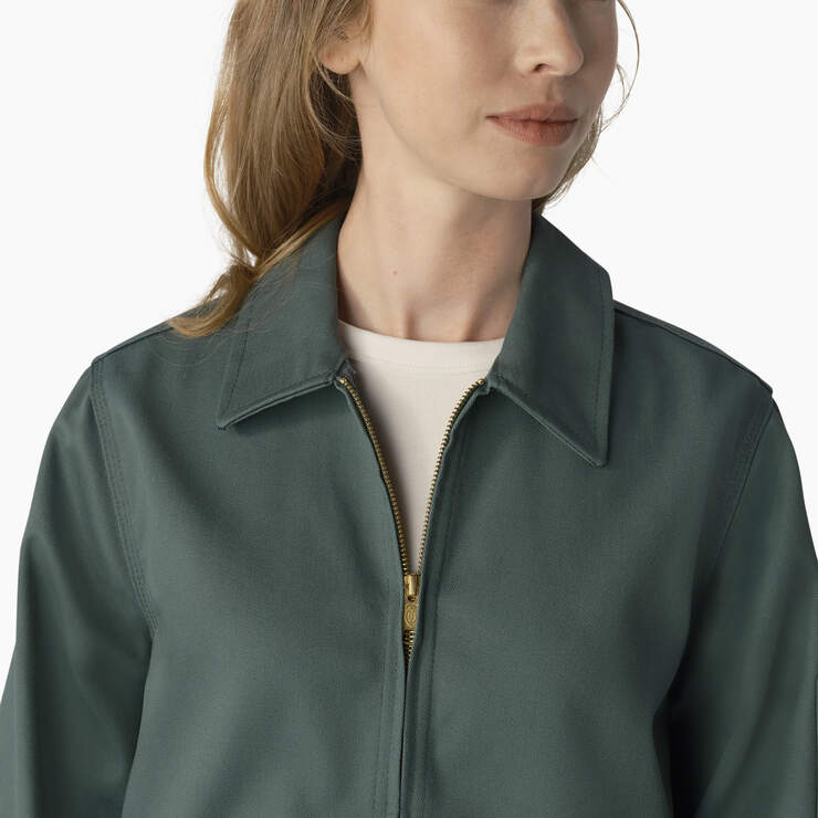 Women's Unlined Eisenhower Jacket - Lincoln Green (LSO) image number 5