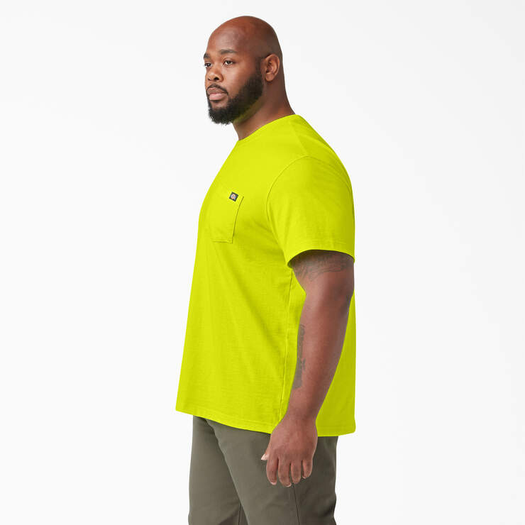 T-shirt épais à manches courtes de couleur fluo - Bright Yellow (BWD) numéro de l’image 6