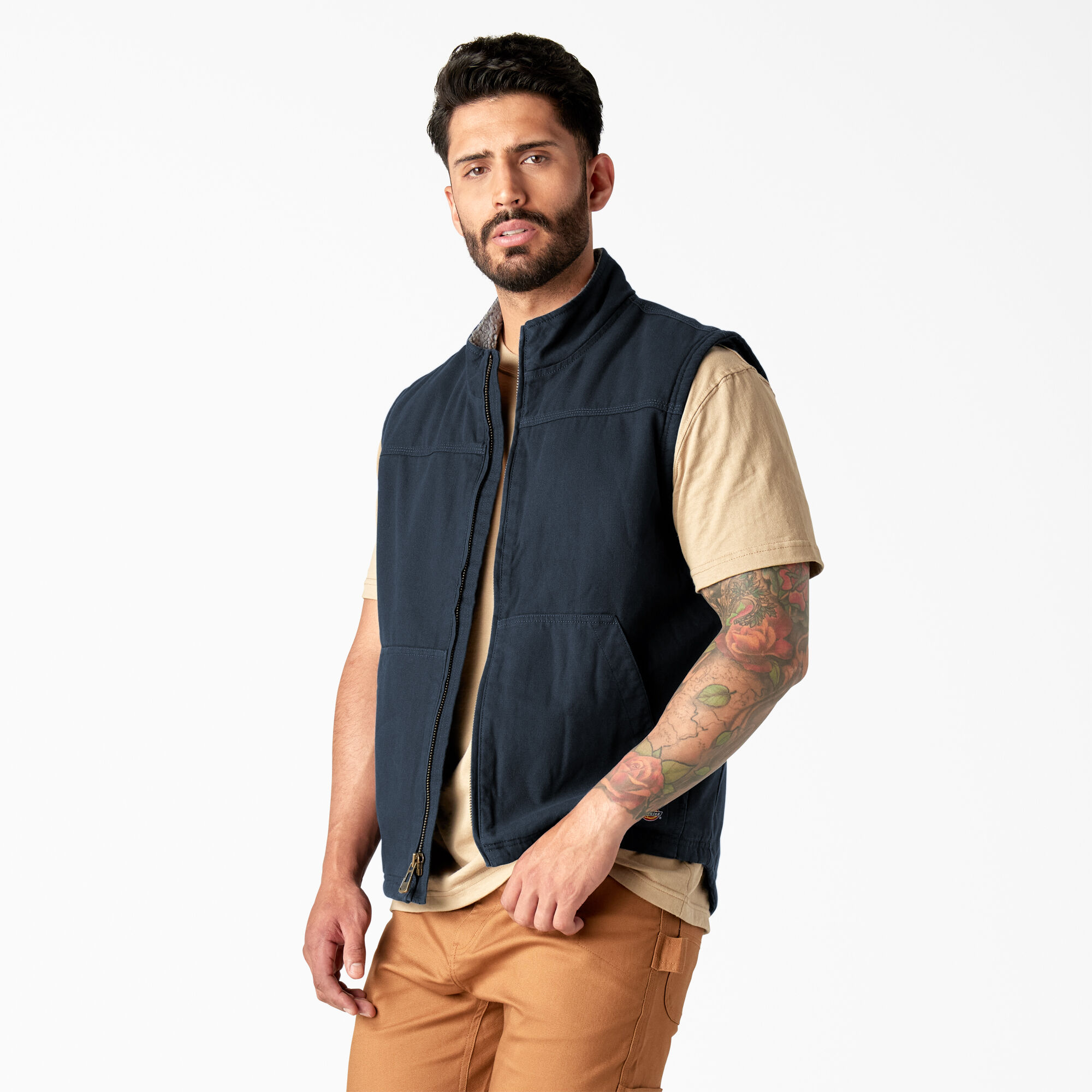 Fleece best sale lined vest