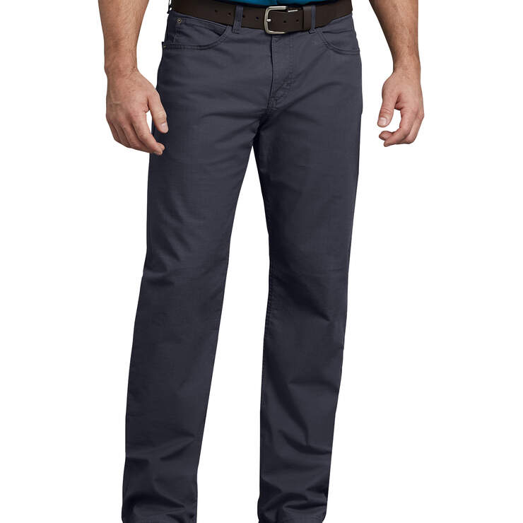 Pantalon 5 poches FLEX, coupe standard, jambe droite, en tissu antidéchirure Tough Max™ - Rinsed Diesel Gray (RYG) numéro de l’image 1