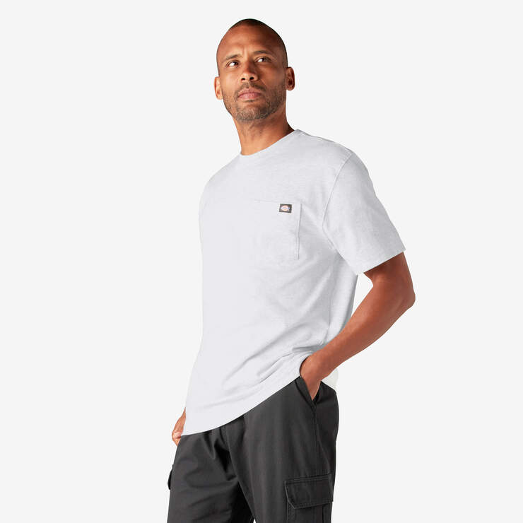 T-shirt épais à manches courtes et à poche - Ash Gray (AG) numéro de l’image 3