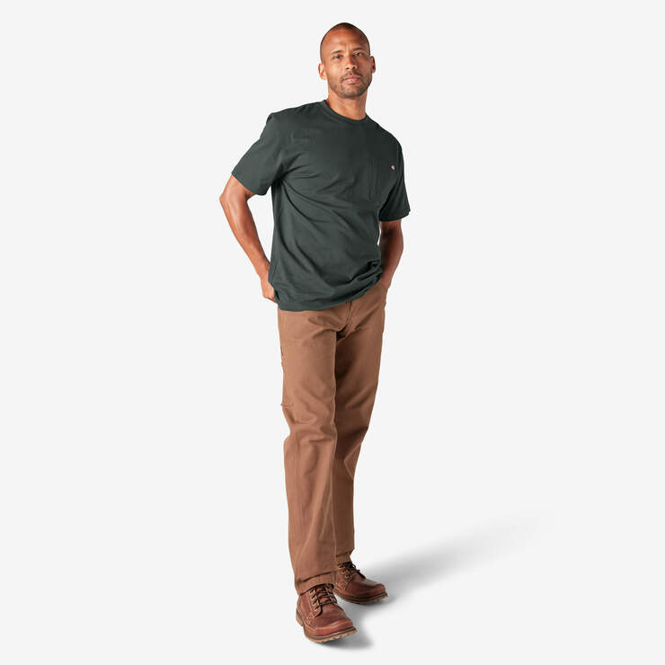 T-shirt épais à manches courtes et à poche - Hunter Green (GH) numéro de l’image 7