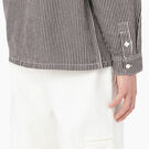 Hickory Stripe Long Sleeve Work Shirt - Ecru/Brown &#40;EUB&#41;