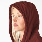 Manteau en toile de coutil avec doublure de molleton pour femmes - Rinsed Fired Brick &#40;RFR&#41;