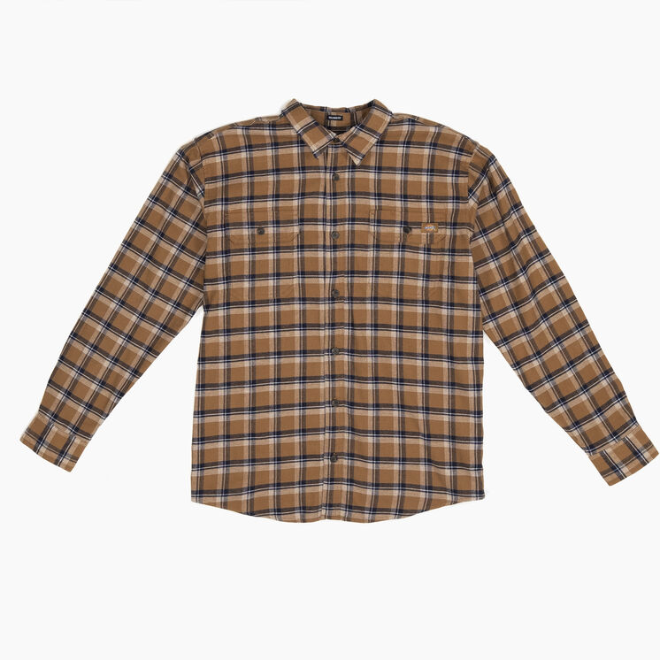 Chemise &agrave; manches longues FLEX en flanelle - Brown Duck/Ink Navy Plaid &#40;A1V&#41;
