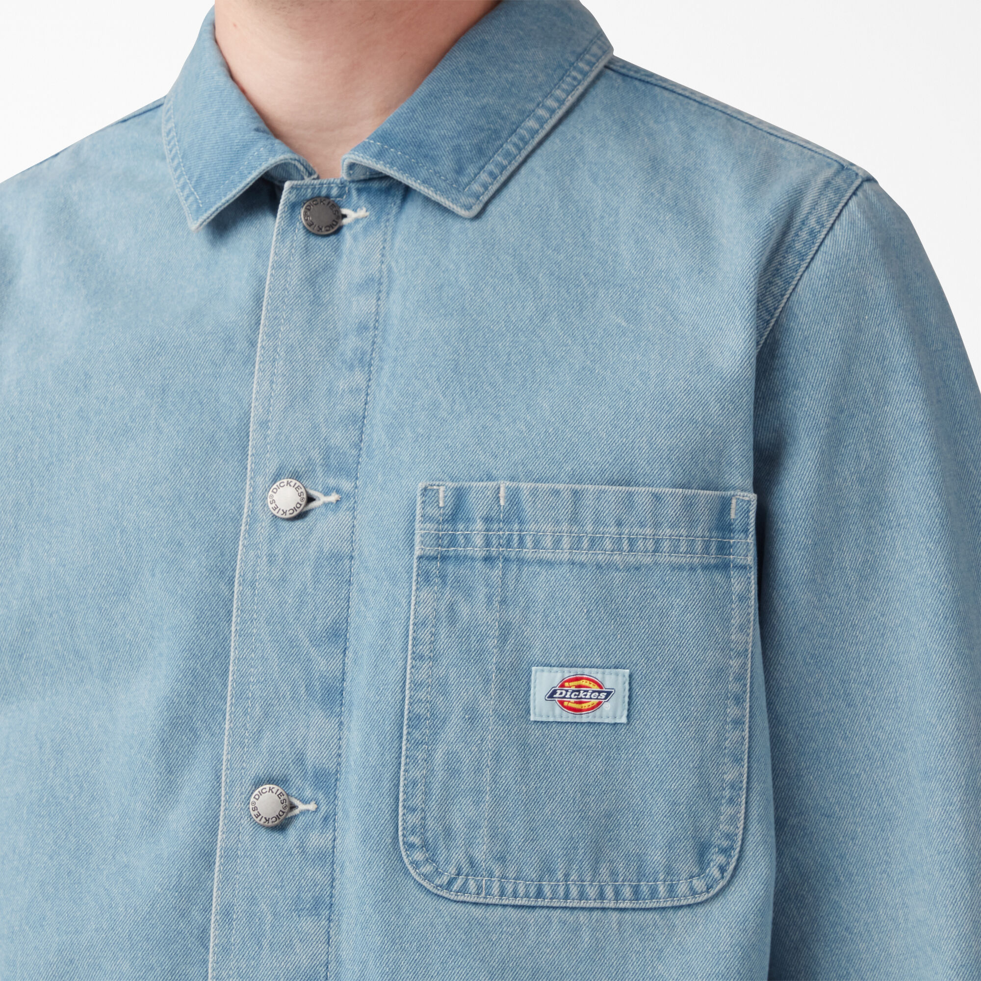 Dickies denim chore coat with blanket lining shop