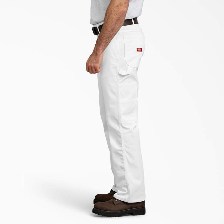 FLEX Relaxed Fit Painter's Pants - White (WH) image number 3