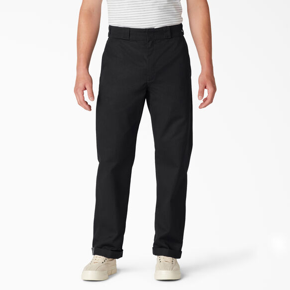 Regular Fit Cuffed Pants - Black &#40;BKX&#41;