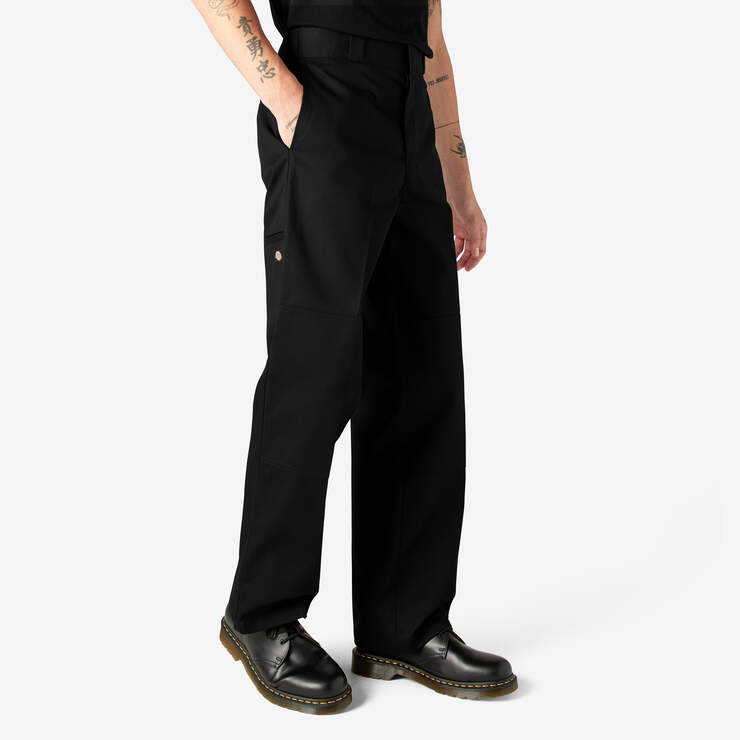 Pantalon de travail ample à genoux renforcés - Black (BK) numéro de l’image 4