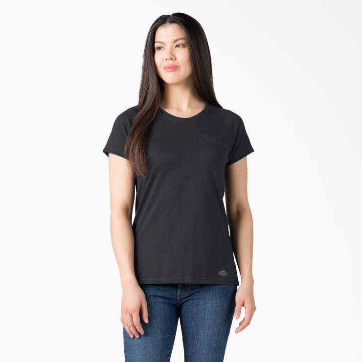 T-shirt fraîcheur à manches courtes pour femmes - Black (KBK) numéro de l’image 1