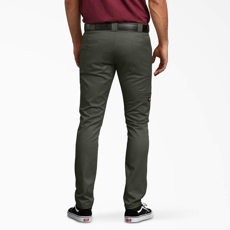 Pantalon de travail de coupe étroite à genou renforcé - Olive Green (OG) numéro de l’image 2