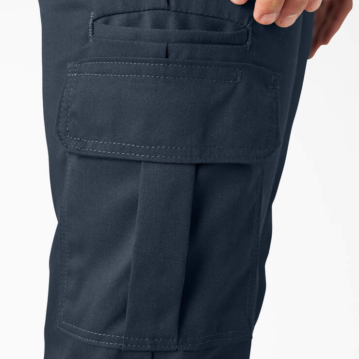 Slim Fit Cargo Pants - Dark Navy (DN) image number 7