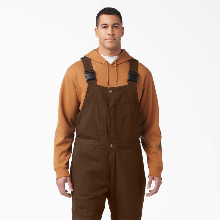 DuraTech Renegade FLEX Insulated Bib Overalls - Timber Brown (TB) image number 4