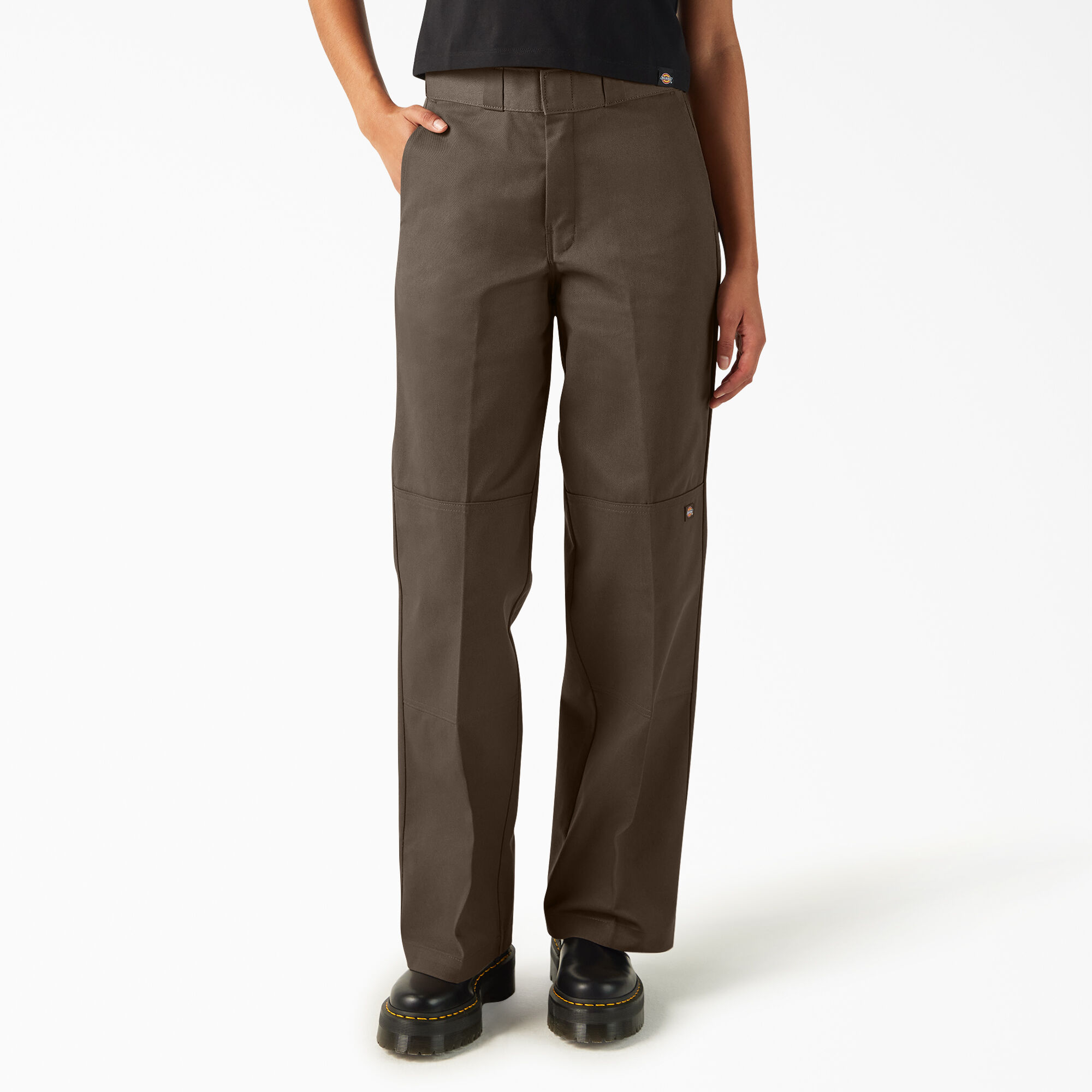 Genuine dickies women's relaxed straight twill pants online