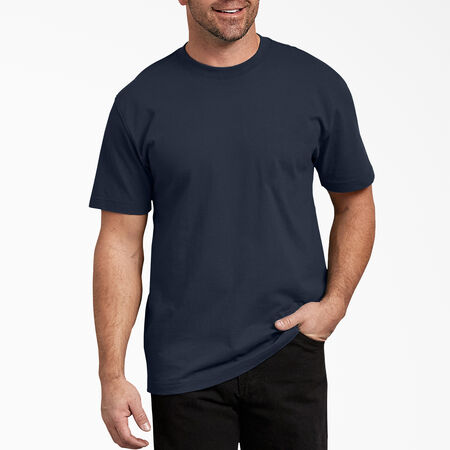 T-shirt &eacute;pais &agrave; encolure ras du cou et &agrave; manches courtes - Dark Navy &#40;DN&#41;