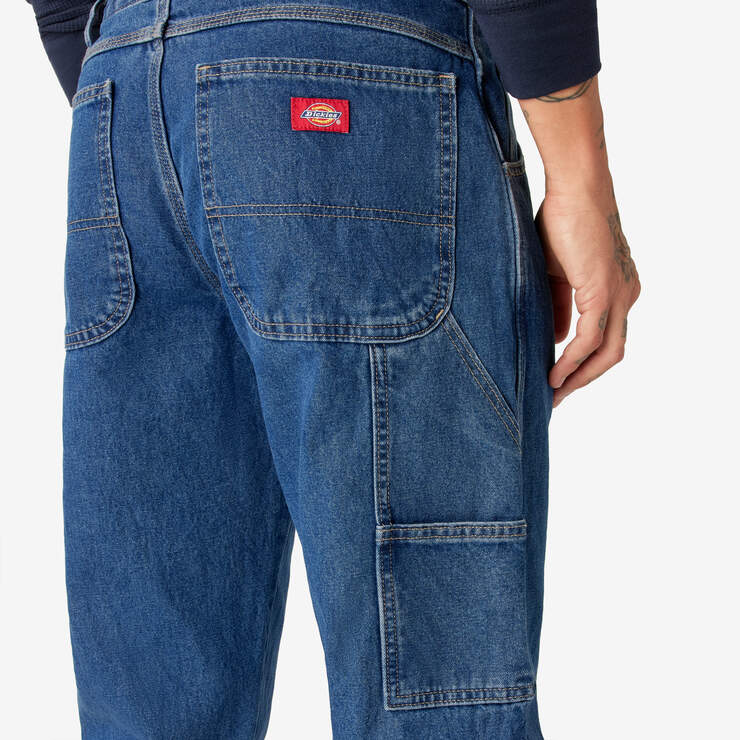 Jeans menuisier décontracté - Stonewashed Indigo Blue (SNB) numéro de l’image 7