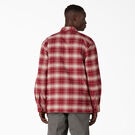 Pattern Lined Shirt Jacket - Aged Brick Plaid &#40;LPA&#41;