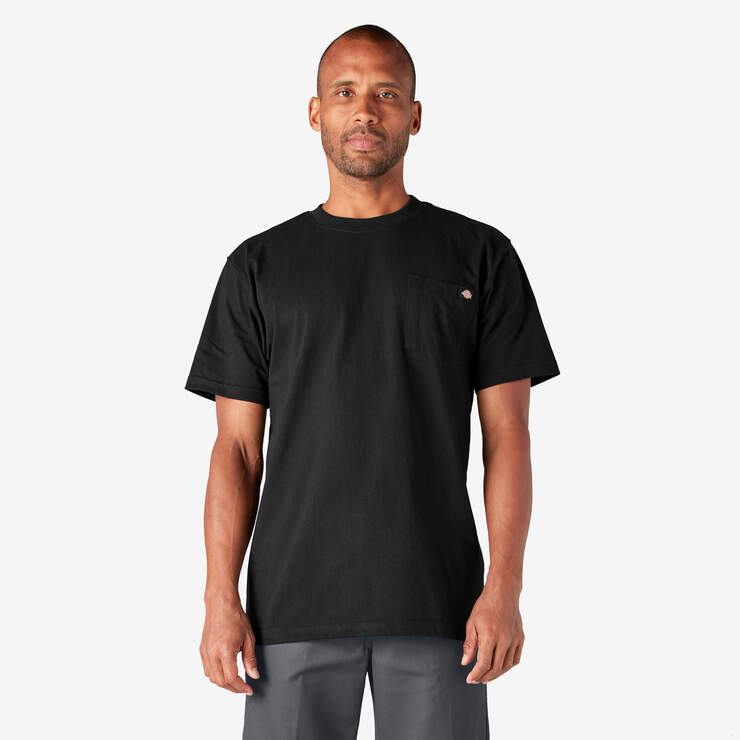 T-shirt épais à manches courtes - Black (BK) numéro de l’image 1